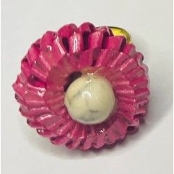 Bague Couronne fushia