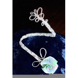 BRACELET   :  NATURE.  - PLAQUÉ ARGENT