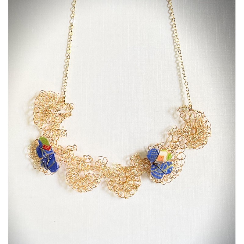 Collier  Filigrane d'Azur    Plaqué or          C199