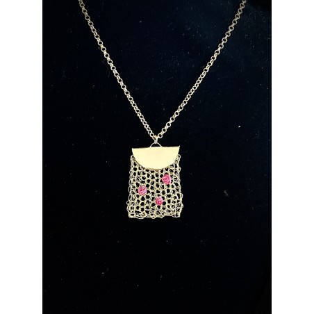 Collier  Jardin Suspendu   Laiton et or        C200