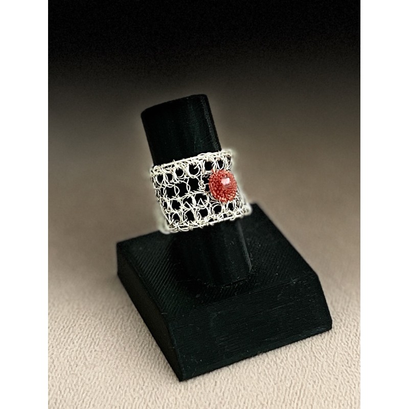 Bague Paquerette d'Argent  /Plaqué Argent