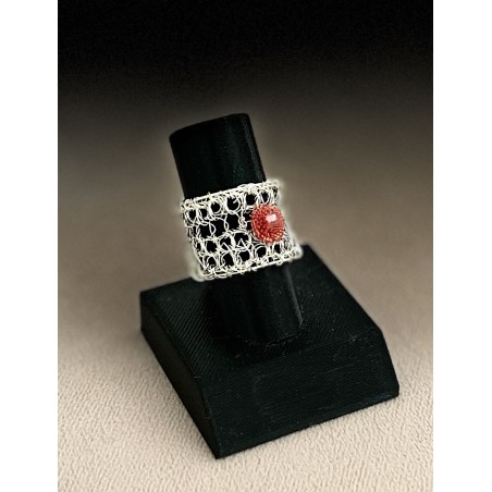 Bague Paquerette d'Argent  /Plaqué Argent