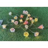 Guirlande lumineuse : Lys et Coquelicots   20 leds           GE28