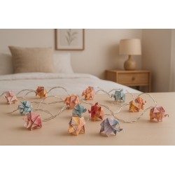 Guirlande lumineuse : Ribambelle d'éléphanteaux  20 Leds            GE29